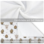 Baha Ranch Highlands Southwest Set of 4 Kitchen Dish Towels Made in America - Qu!rk Boutique