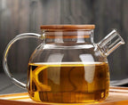 Thermo Glass Teapot 32 Fl Oz | High temperature and shock resistant - Qu!rk Boutique