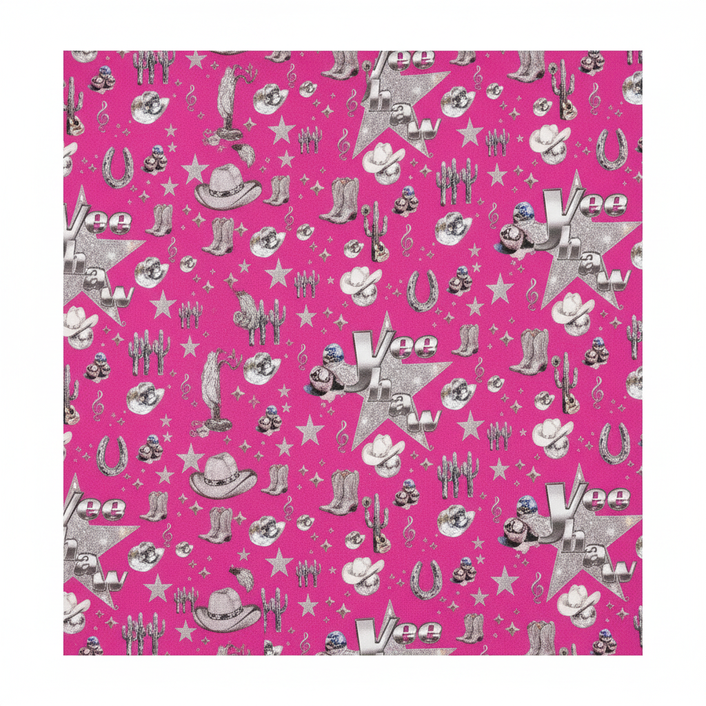 Baha Ranch Hot Pink YEEHAW Rhinestone Cowgirl Blazer