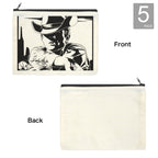 Baha Ranch Black White Cowboy Cosmetic Bag Pack of 5 Made in America - Qu!rk Boutique
