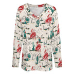 Baha Ranch Desert Rodeo Long Sleeve Top - Qu!rk Boutique