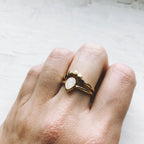 Moondrop Moonstone Ring - Qu!rk Boutique
