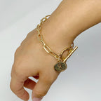 🧡 Celestial Link Chain Bracelet – Zodiac Edition - Qu!rk Boutique