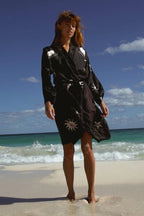 The Goddess Robe Kimono in Starry Night - Qu!rk Boutique