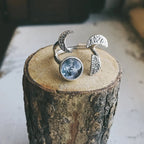 Moon Phase Sculpture Ring - Qu!rk Boutique