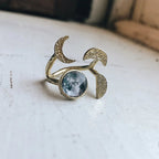 Moon Phase Sculpture Ring - Qu!rk Boutique