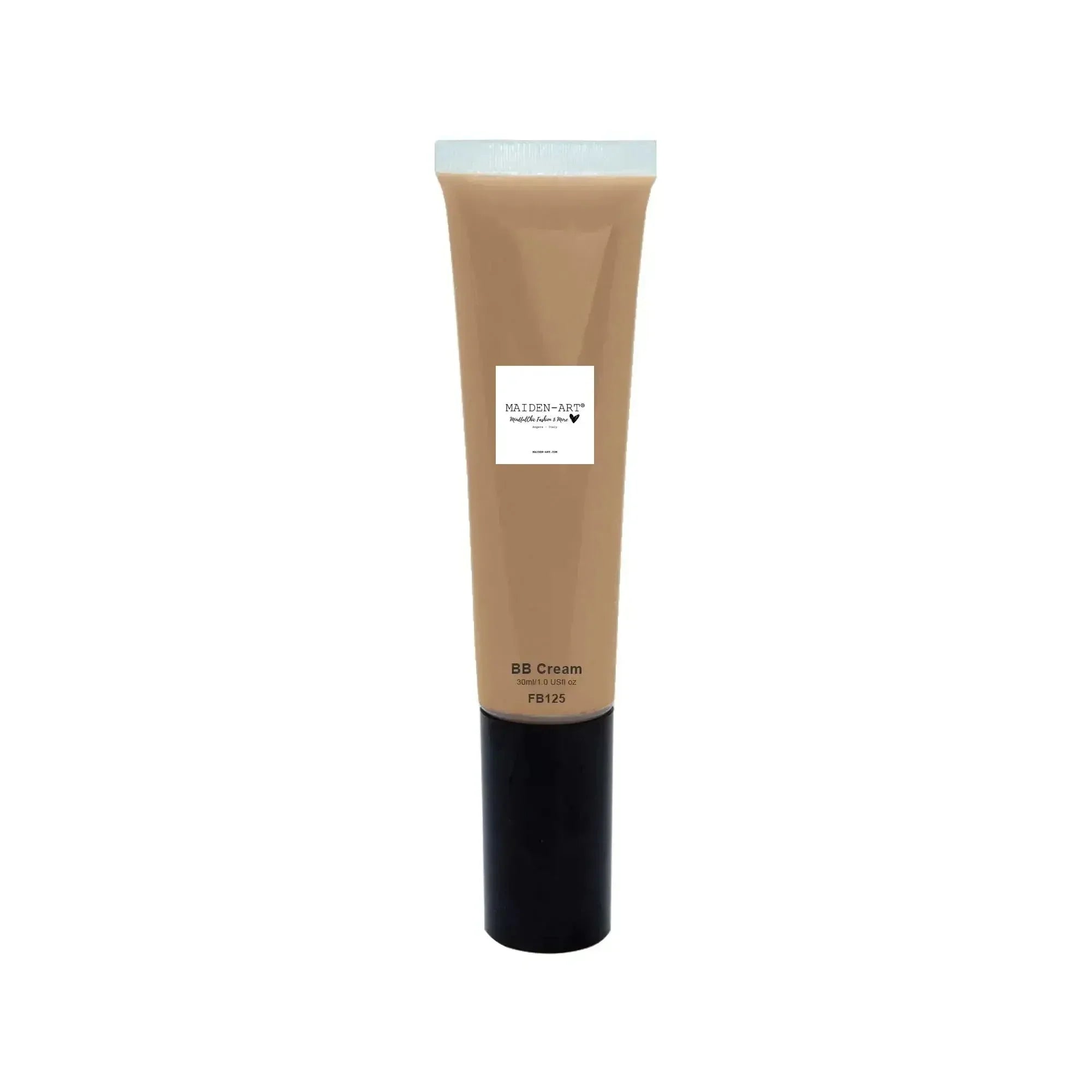 Maiden-Art BB Cream tube on white background, Qu!rk Boutique eco-friendly beauty product