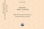 ⭐ORGANIC BABY POWDER - Talc Free - Qu!rk Boutique