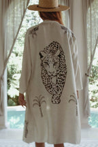 The Goddess Robe Jaguar Kimono - Qu!rk Boutique