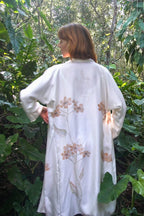 The Goddess Silk Robe in Azulik Flowers - Qu!rk Boutique