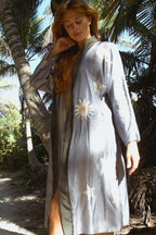 The Goddess Robe in Sky View Blue - Qu!rk Boutique