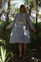The Goddess Robe in Sky View Blue - Qu!rk Boutique