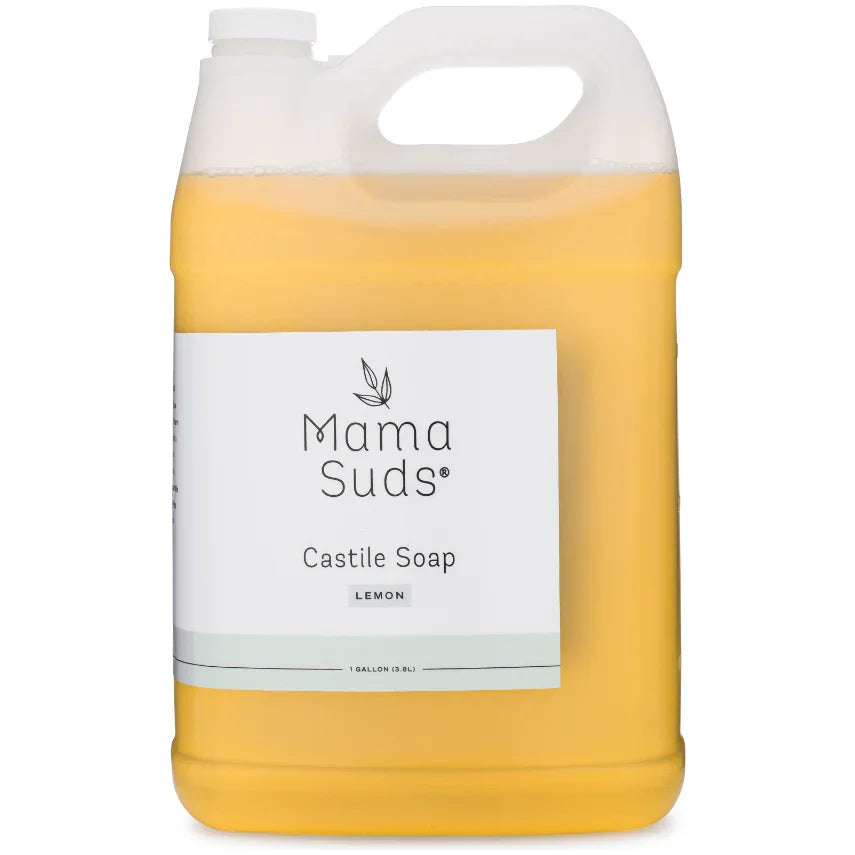Mama Suds Lemon Castile Soap 1 gallon jug, eco-friendly natural cleaning product