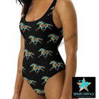 Yeehaw Aztec Horse One Piece Swimsuit - Qu!rk Boutique