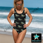 Yeehaw Aztec Horse One Piece Swimsuit - Qu!rk Boutique