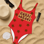 Yeehaw Howdy Cowboy One-Piece Swimsuit - Qu!rk Boutique