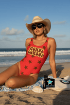 Yeehaw Howdy Cowboy One-Piece Swimsuit - Qu!rk Boutique