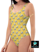 Yeehaw Vintage Bronc Buster One-Piece Swimsuit - Qu!rk Boutique