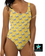 Yeehaw Vintage Bronc Buster One-Piece Swimsuit - Qu!rk Boutique