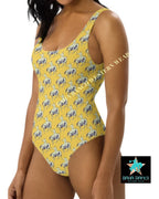 Yeehaw Vintage Bronc Buster One-Piece Swimsuit - Qu!rk Boutique