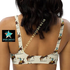 Baha Ranch Yeehaw Vintage Rodeo Cowboy Bikini Top - Qu!rk Boutique