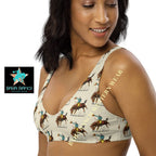 Baha Ranch Yeehaw Vintage Rodeo Cowboy Bikini Top - Qu!rk Boutique