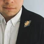 Saturn Enamel Pin - Qu!rk Boutique