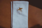 🌕 Cosmic Connections Embroidered Socks - Qu!rk Boutique
