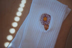 🌕 Flower Power Embroidered Socks - Qu!rk Boutique