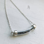 Stardust Vial Specimen Necklace with Meteorite - Qu!rk Boutique