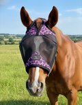 Catty Cowgirl Fly Mask - Full Size