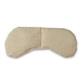 Natural cotton eye mask from Qu!rk Boutique, simple sustainable wellness accessory on white