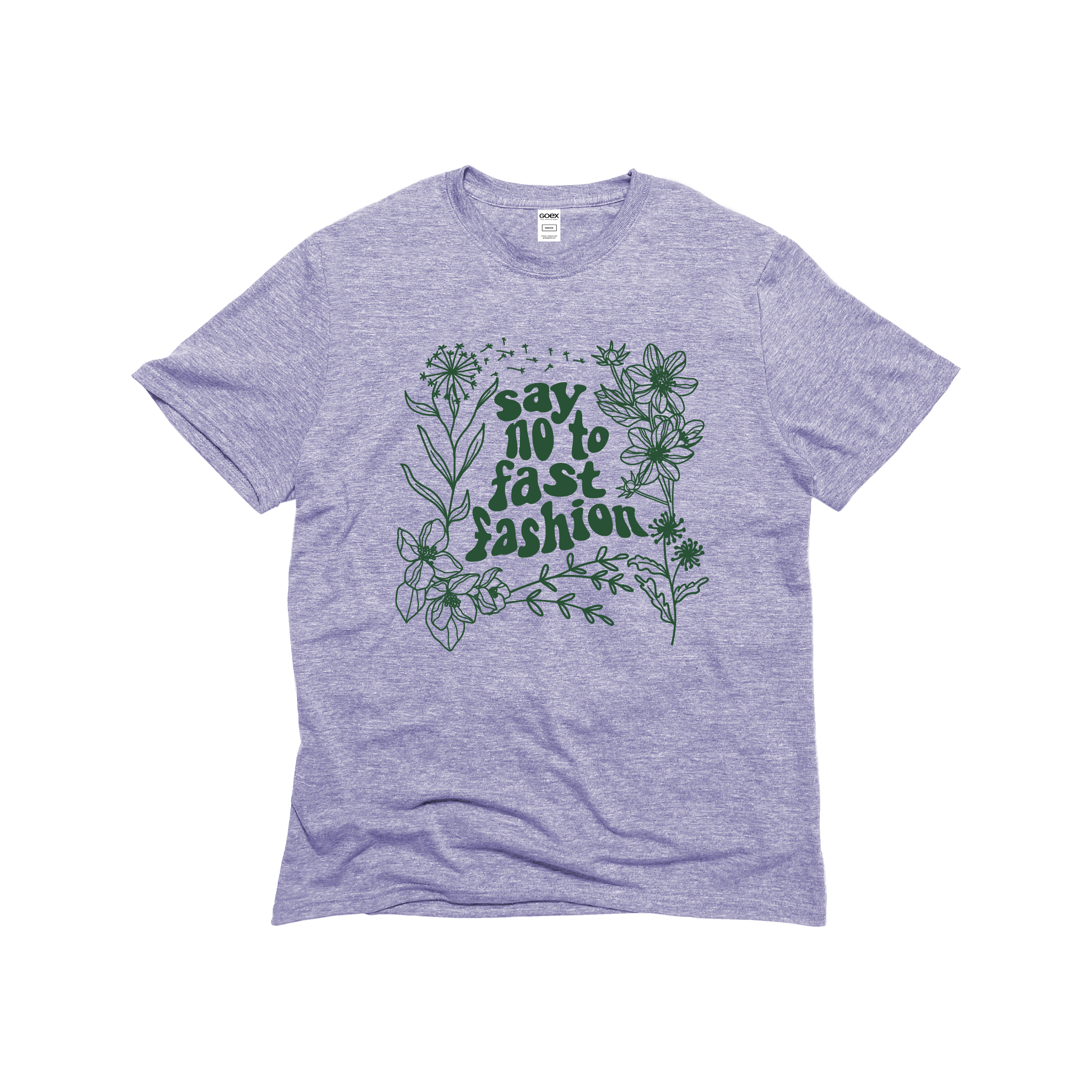 Say No to Fast Fashion Unisex Eco-Triblend Tee