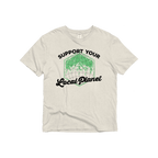 Support Your Local Planet Unisex Eco-Cotton Tee - Qu!rk Boutique