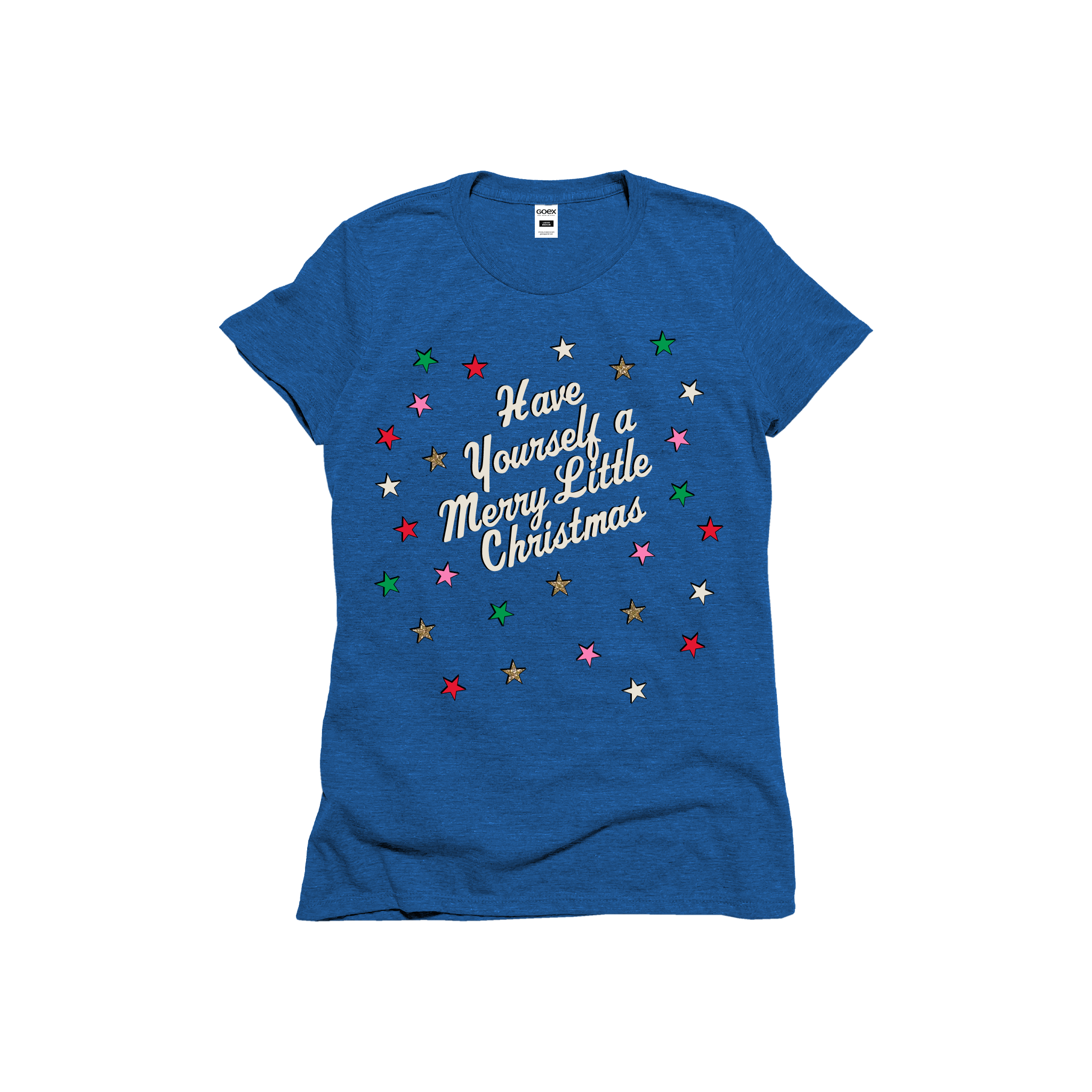 Have Yourself a Merry Little Christmas Ladies Eco-Triblend Tee