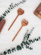 Personalized Gift Box With Wood board, Wood Spoon, Tea And Cookies - Qu!rk Boutique