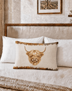 Baha Ranch Howdy Highland Pillowcase Made in America - Qu!rk Boutique