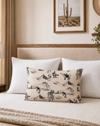 Baha Ranch Ranch Life Beige Pillowcase Made in America - Qu!rk Boutique