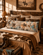 Baha Ranch Bohemian Dreams Western Body Pillow Cover Made in America - Qu!rk Boutique