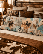 Baha Ranch Bohemian Dreams Western Body Pillow Cover Made in America - Qu!rk Boutique