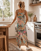 Baha Ranch Pop Western Collage Relaxed Fit Jumpsuit - Qu!rk Boutique