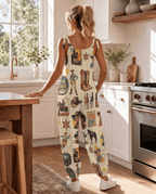 Baha Ranch Vintage Cowboy Overalls Jumpsuit - Qu!rk Boutique