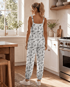 Baha Ranch Ranch Life Overalls Jumpsuit White - Qu!rk Boutique
