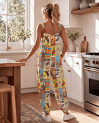 Baha Ranch Vintage Rodeo Poster Overalls Jumpsuit - Qu!rk Boutique
