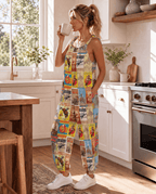 Baha Ranch Vintage Rodeo Poster Overalls Jumpsuit - Qu!rk Boutique