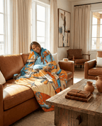 Western Ways Rustic Throw Blanket 60x80 Ultra-Soft Micro Fleece Made in America - Qu!rk Boutique
