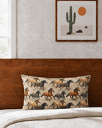 Baha Ranch Wild Horses Pillowcase Made in America - Qu!rk Boutique