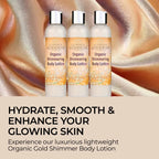 Organic Gold Shimmer Body Lotion - Qu!rk Boutique