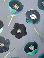 💚 Gift Wrap: Green Winter Rose on Charcoal - Qu!rk Boutique