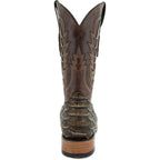 Soto Boots Mens Tan Python Print Boots H50032 - Qu!rk Boutique